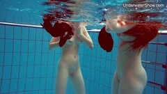 Kinky Diana Zelenkina and Simonna Sexy Brunettes in The Pool Thumb