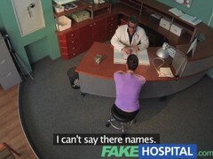 FakeHospital Doctor faces sexy brunette from insurance company Thumb