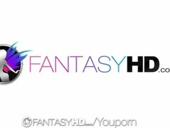 HD - Fantasy HD Petite Kiera Winters swallows cum in shower Thumb
