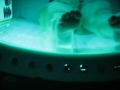 PEEP HOLE SPY CAM ON WIFE MASTURBATING IN TANNING BED - ORGASMS Thumb