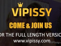 Vipissy - Big titted pissing lesbians share a vibrator Thumb