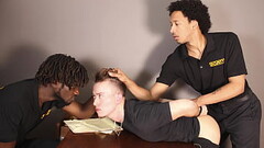 Mall Officer Calls His Supervisor to Punish the Twink He Caught - Copfucks Thumb