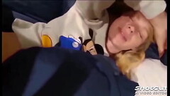 Having sex with yy very cute but cold wife Alexis hiding under our doona Thumb