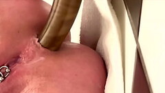 50cm Long Dildo Anal Masturbate with Sweet Orgasm and a lot Juice from my Pussy Thumb