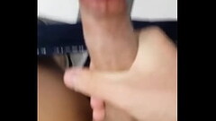 cum on washbasin at public toilet Thumb