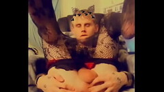 femboyscotty23 - Cute Catboy spreads his cheeks for your tongue and cock while fanning his little feet! Thumb