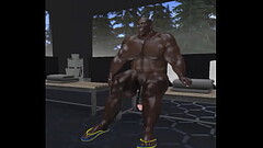 gym locker cam catches massive black bull with a monster cock Thumb