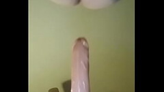 First thrusting dildo. Thumb