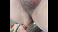 Tratando de meterme un dildo mas  grueso Thumb