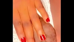 EBONY PLAYING WITH HER WET PUSSY Thumb