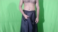 Indian boy fingering his big dick and masturbating Thumb