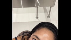 I suck my best friend'_s huge cock in the bathroom at the mall -amateur couple- nysdel Thumb