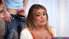 Stepmoms Vivianne DeSilva and  Alexa Payne gives their stepsons Parker and Jimmy a taste of reality fucking them without even knowing Thumb