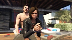 GTA 5 - Tennis Coach fucks Natalia Zverovna while waiting for Michael &amp_ Franklin Thumb