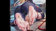 Darkness'_s feet cum tribute 2 Thumb