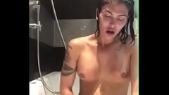Domino Presley Shower and Cumshot Thumb