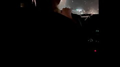 Jerking off in uber Thumb