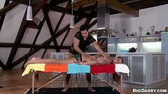 GAYWIRE - James Goes To Spa To Get A Full Body Massage But Masseur Angelo Godshack Wants To Gives Him More Than That Thumb