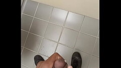 Stroking in a public stall 4 Thumb