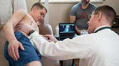 Beefy Daddy Sporting His Own Erection Intohis Stepson'_s Hole in Front of Doctor - Fuckcest Thumb