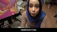 HijabFamily  - Sexy brunette Hot Hijab Stepsister Dania Vegax Thumb