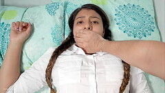 Shh shh don'_t go screaming! - Stepbrother fucks his stepsister when they are alone at home. Thumb