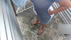 grabada en vestidor de playa hermanastra Thumb
