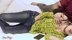 Stepsis Priya Close to Orgasm When Stepbrother Came and Checking His Phone Thumb