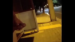fully naked and cum on the main street Thumb